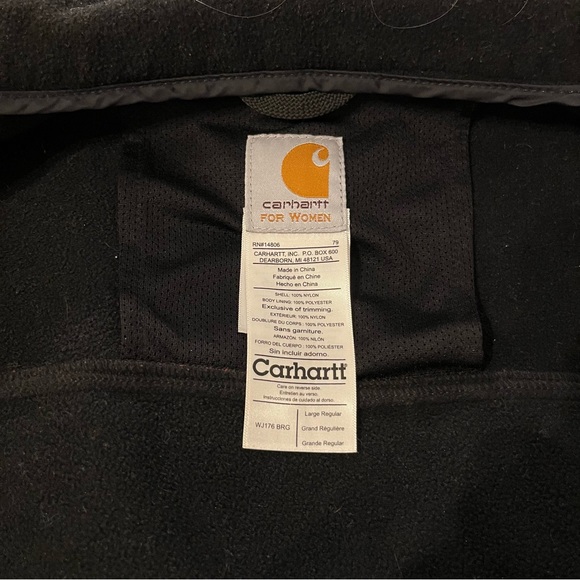Carhartt Raspberry Soft Shell Denwood Jacket Large - Picture 6 of 9